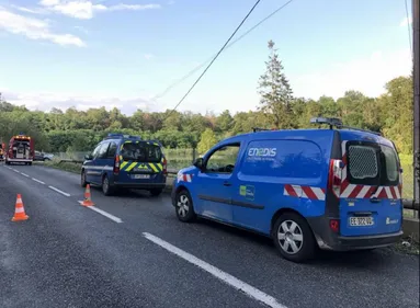 Blessé gravement par un poteau électrique