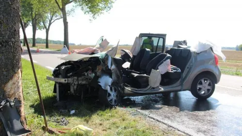 Une femme gravement blessée