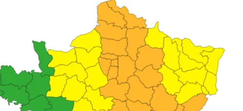 Vigilance orange en région