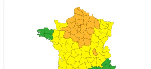 Risques d'orages: vigilance orange