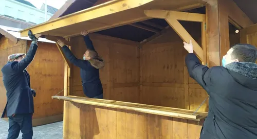 HAGUENAU | Des restaurateurs s'installent dans des chalets pour...