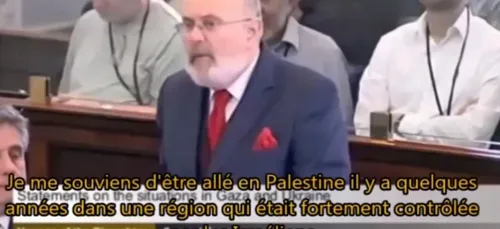 Le Sénateur Irlandais David Norris se lève contre Israël 