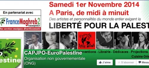 La Palestine à l'honneur ce samedi 1er novembre à Paris