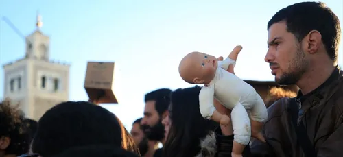 Tunisie : manifestations devant le Palais du gouvernement pour...