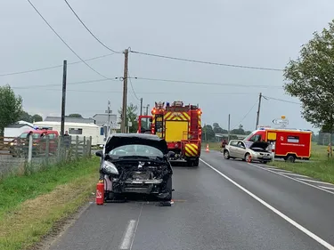 Spectaculaire accident près de Vire