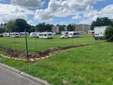 les gens du voyage de retour à Vire