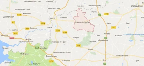 Guémené-Penfao : violent accident ce lundi matin