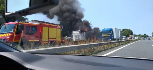 Camion en feu sur la N171 : la circulation reste coupée à hauteur...