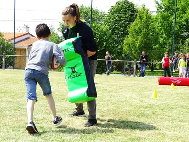 Le Stade Nantais invite les jeunes du Landreau dans la mêlée