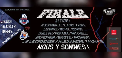 Basket : l'Hermine de Nantes en finale des Playoffs de Pro B !