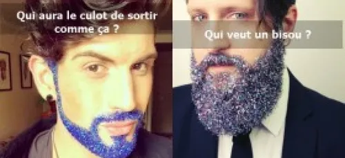 Les barbes pailletées : La nouvelle tendance masculine (photos)