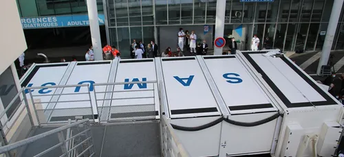 Covid-19 : Un hôpital mobile unique au monde à Toulouse ! [VIDEO]