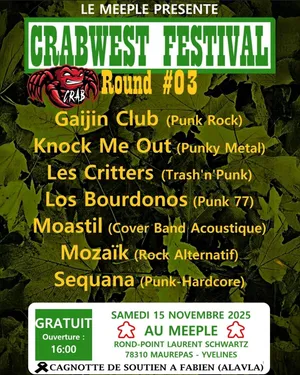 MAUREPAS (78) - Crabwest Festival Round #3 au Meeple