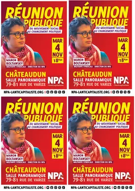 CHÂTEAUDUN - Réunion Publique NPA