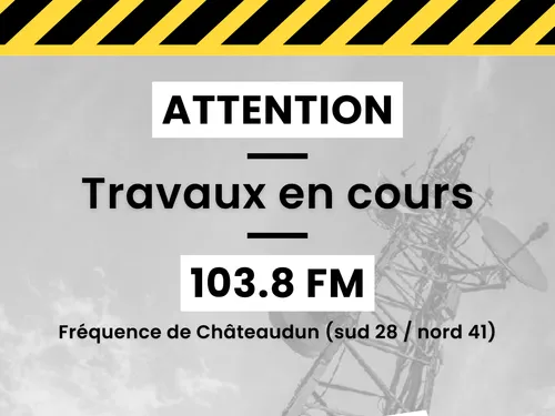 Travaux en cours sur notre site de diffusion cette semaine