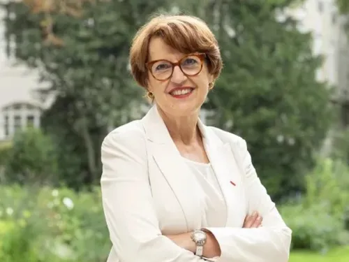 La ministre de l'Agriculture en déplacement à Châteauneuf-en-Thymerais