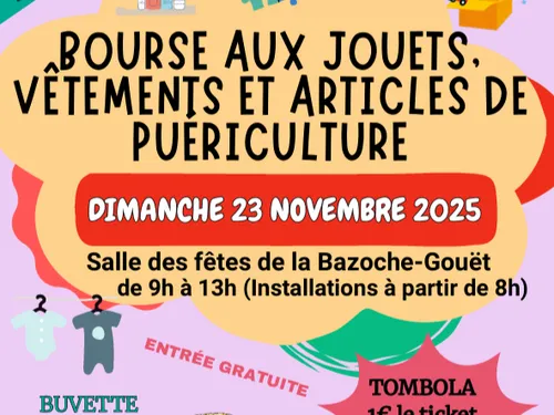 LA BAZOCHE-GOUËT - Bourse aux jouets