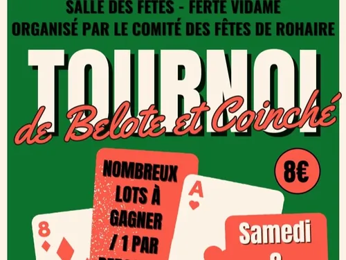 LA FERTÉ-VIDAME - Tournoi de belote du comité des fêtes de Rohaire