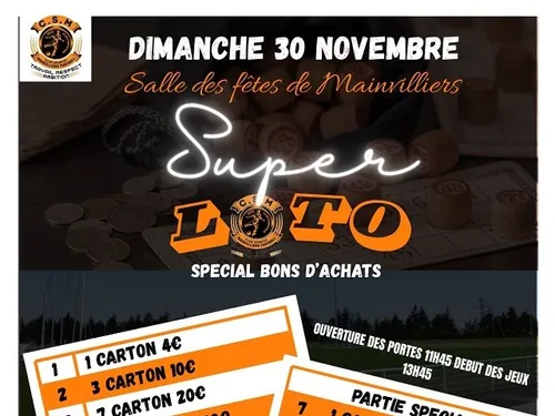 MAINVILLIERS - Loto du CSM Football