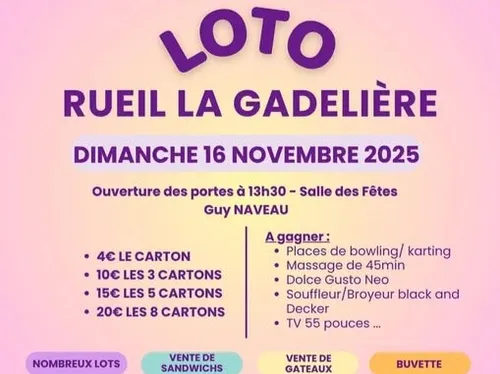 RUEIL-LA-GADELIÈRE - Loto de l'APE