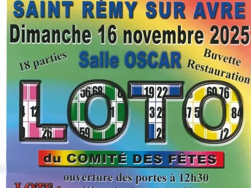 SAINT-RÉMY-SUR-AVRE - Loto du comité des fêtes