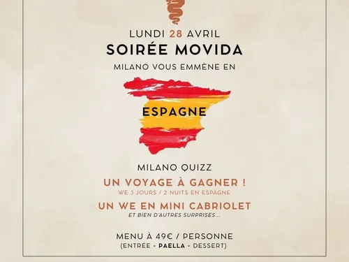 A Gagner : votre soirée « Movida » au restaurant « Le Milano » à Metz