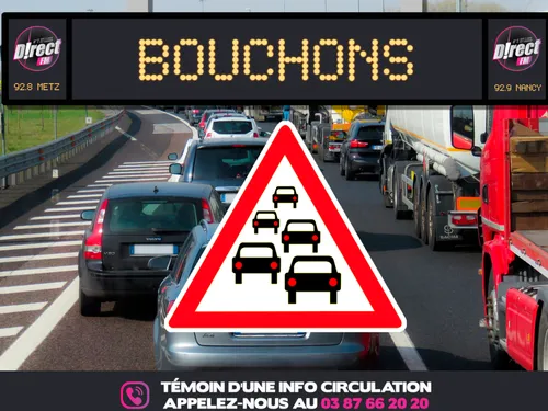 Info trafic : un camion en panne et des bouchons jusqu’à la Croix...
