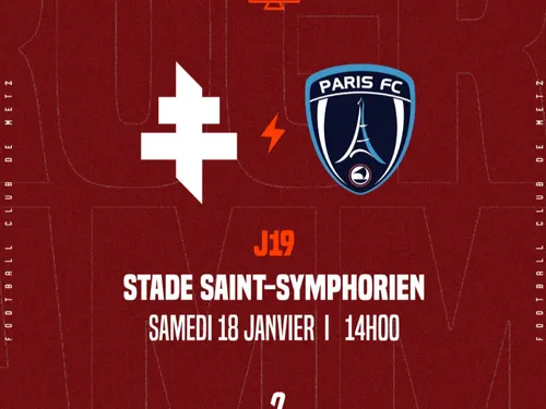 D!RECT FM : Tentez de gagner vos places pour FC Metz – Paris FC 