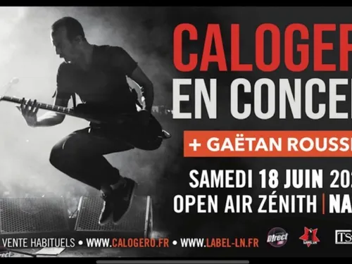 CALOGERO en concert avec D!RECT FM en open air au ZENITH de NANCY