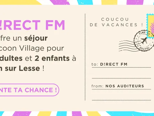 D!RECT FM lance le jeu de « La Carte Postale » !