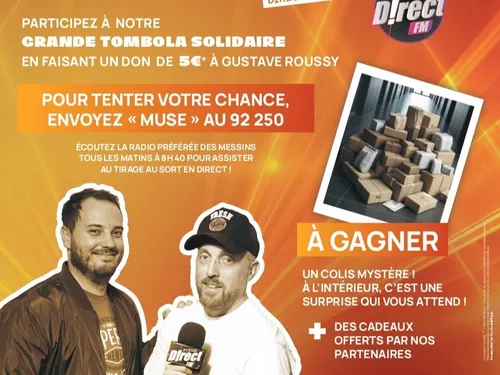 Venez participer à la tombola solidaire du WAKE UP !