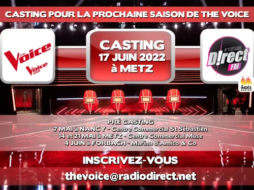 D!RECT FM partenaire de THE VOICE