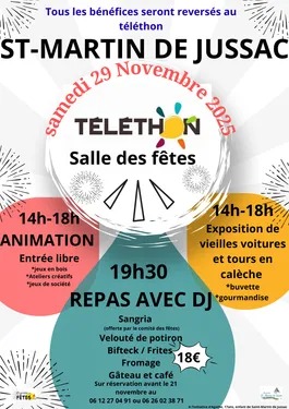 Téléthon à St Martin de Jussac