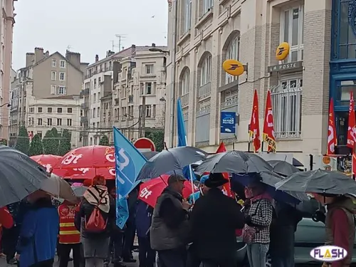 Mobilisation des retraités à Limoges 