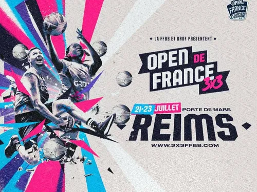 Reims: le basket 3x3 à l'honneur jusqu'à samedi