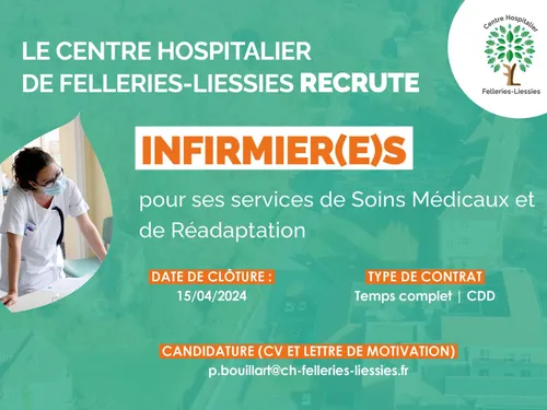 Felleries-Liessies : des recrutements au centre hospitalier
