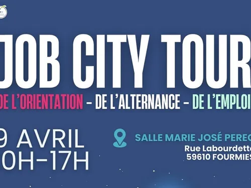 Fourmies : le retour du job city tour 
