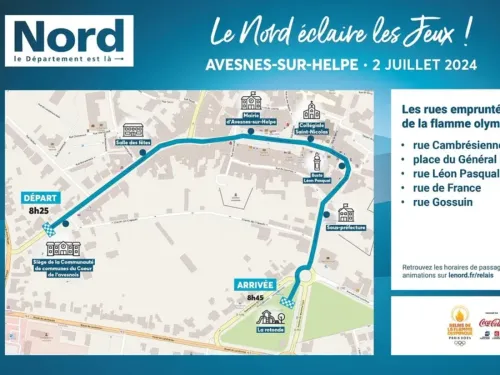 La Flamme olympique attendue par les écoliers avesnois 