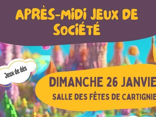 Cartignies : un après-midi « Jeux de Société » le 26 janvier
