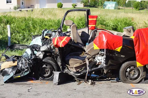 Un jeune homme décéde dans un choc frontal à Frégefond
