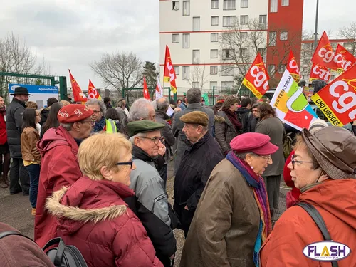 250 personnes contre la réforme des retraites
