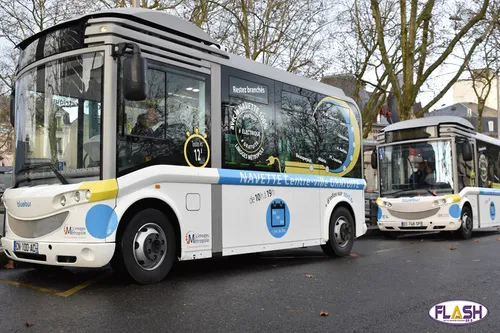 Des navettes électriques pour desservir le centre-ville de Limoges