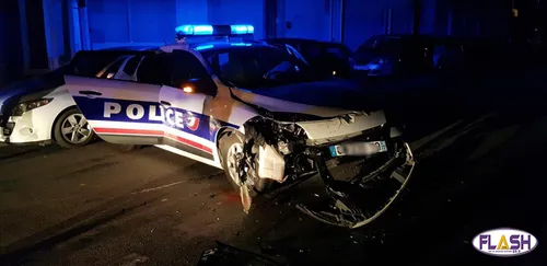 Des policiers blessés après une course-poursuite