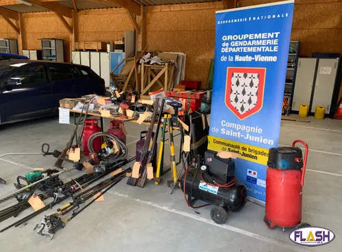 Les gendarmes interpellent 2 voleurs de métaux et de batteries