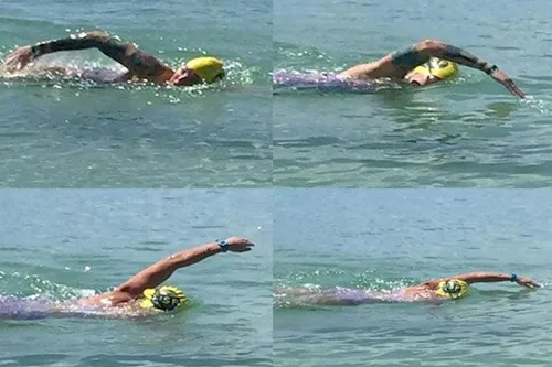 L’américaine Katie Blair tente un aller/retour entre Sainte-Lucie...