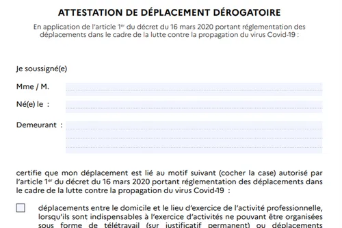 Covid-19 : l’attestation ne sera plus obligatoire dès le 15 décembre
