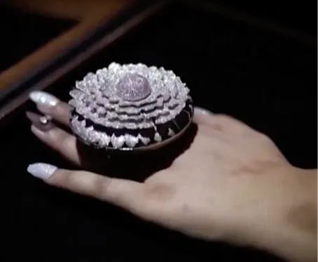 Sertie de 12 638 diamants, cette bague « inestimable » entre au...