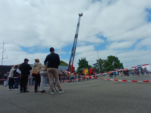 Des nombreux visiteurs dans les centres de secours d'Eure-et-Loir