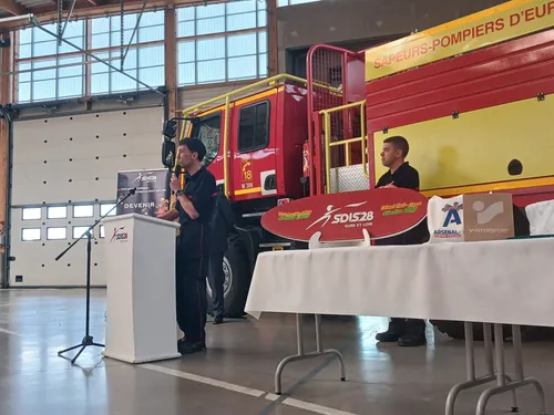  🔊 Le directeur du SDIS 28, le Colonel GRAS, décale en Manche