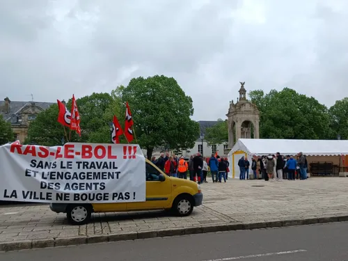 Expression d'un « Ras le bol » des agents municipaux à Châteaudun